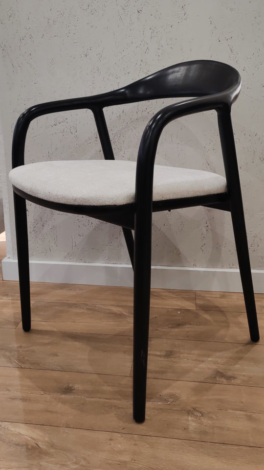 Chaise bois arrondi LINA