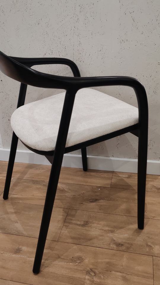 Chaise bois arrondi LINA