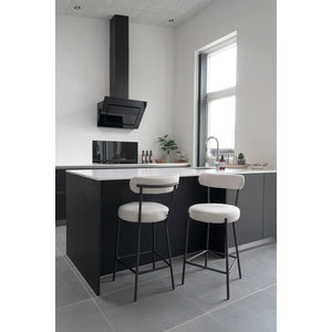 chaise de bar badalona blanche