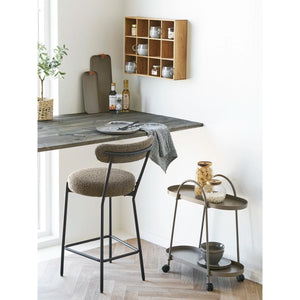 chaise de bar badalona marron