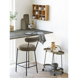 chaise de bar badalona marron