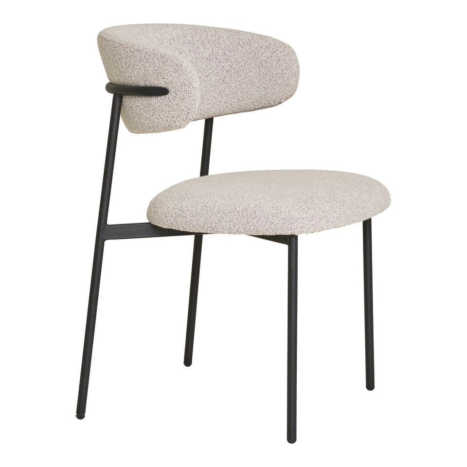 lot de 2 Chaises de salle à manger Mira blanche