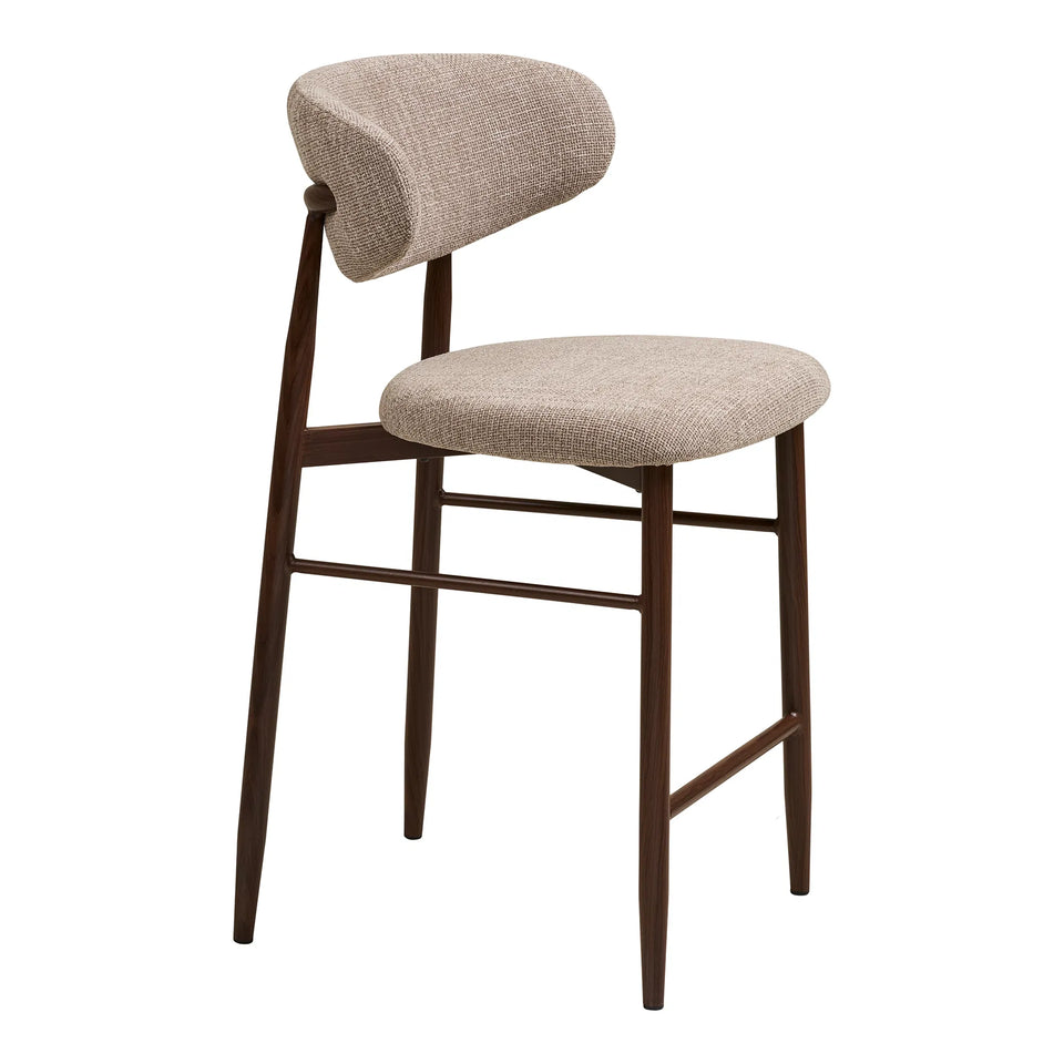 chaise de bar rosi noyer