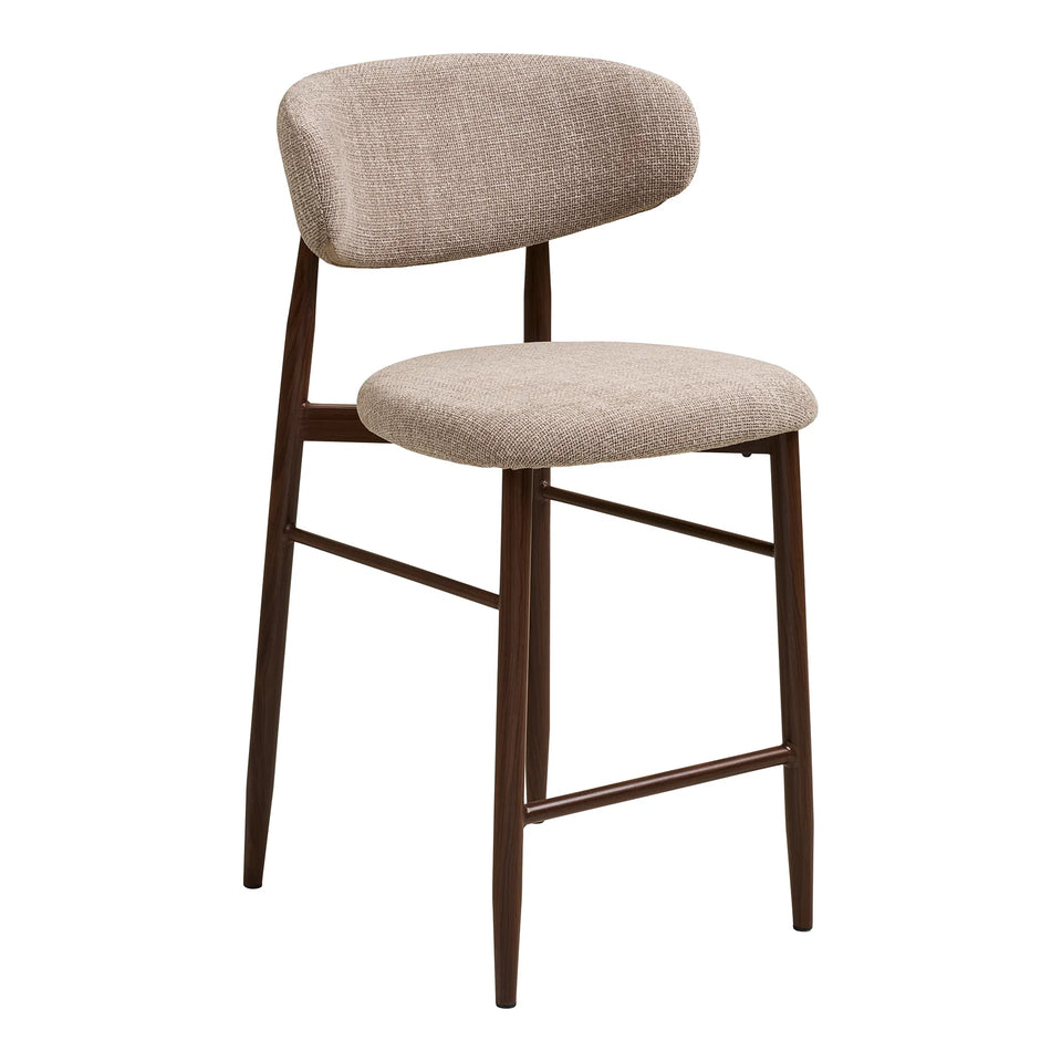 chaise de bar rosi noyer