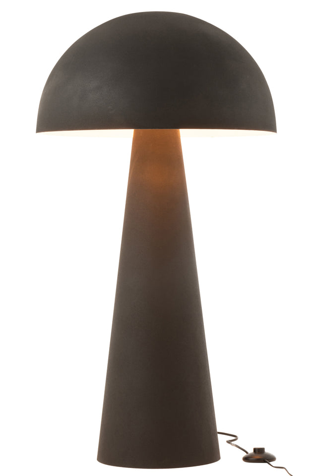 Lampe champignon noir matt MUSH jline