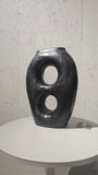 vase noir grand