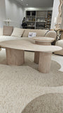 Set table basse organique