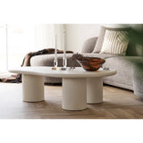table organic 3 pieds béton ciré