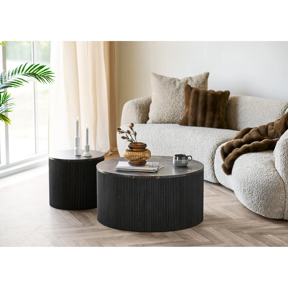 Table d'appoint noyer ROTA