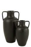 Vase 2 anses noir L