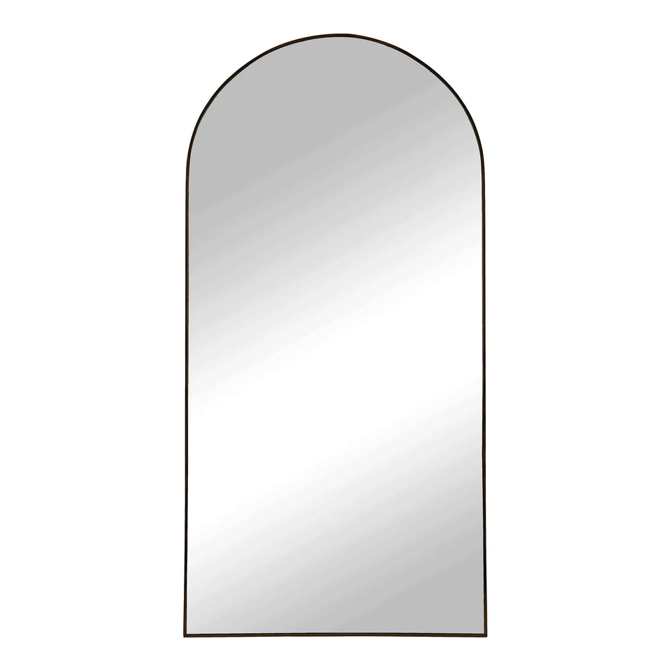 Miroir arrondi 180cm noir