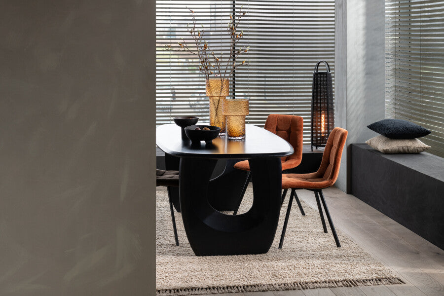 Table A Manger Mark Bois De Manguier noir