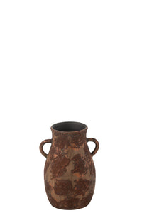 Vase amphore marron