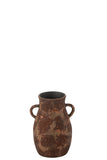 Vase amphore marron