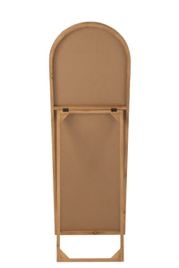 miroir arrondi en bois