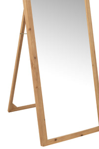 miroir arrondi en bois