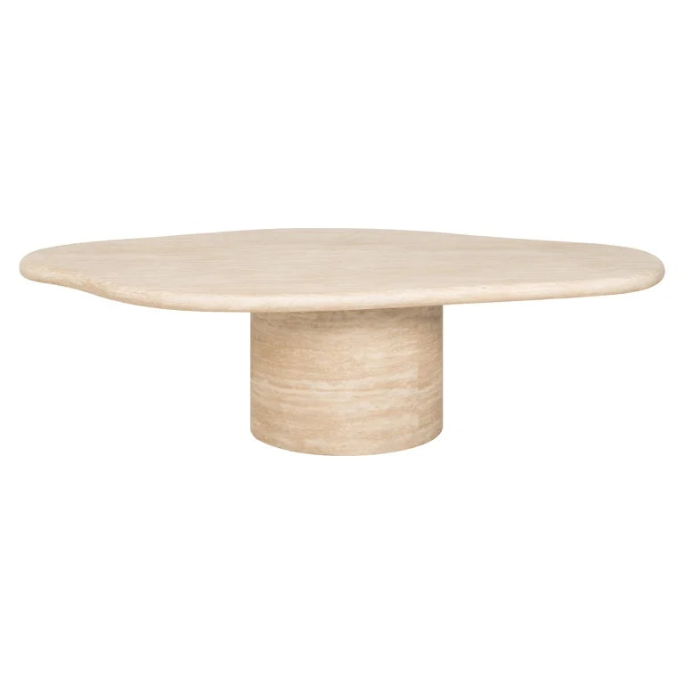 Table basse travertin