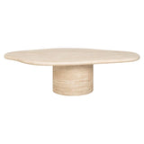 Table basse travertin