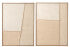Tableau relief beige