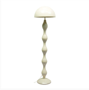 Lampadaire champignon blanc brillant