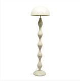 Lampadaire champignon blanc brillant