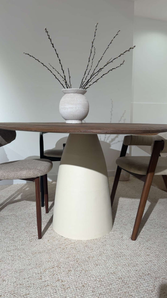 Table organique ronde KARNA