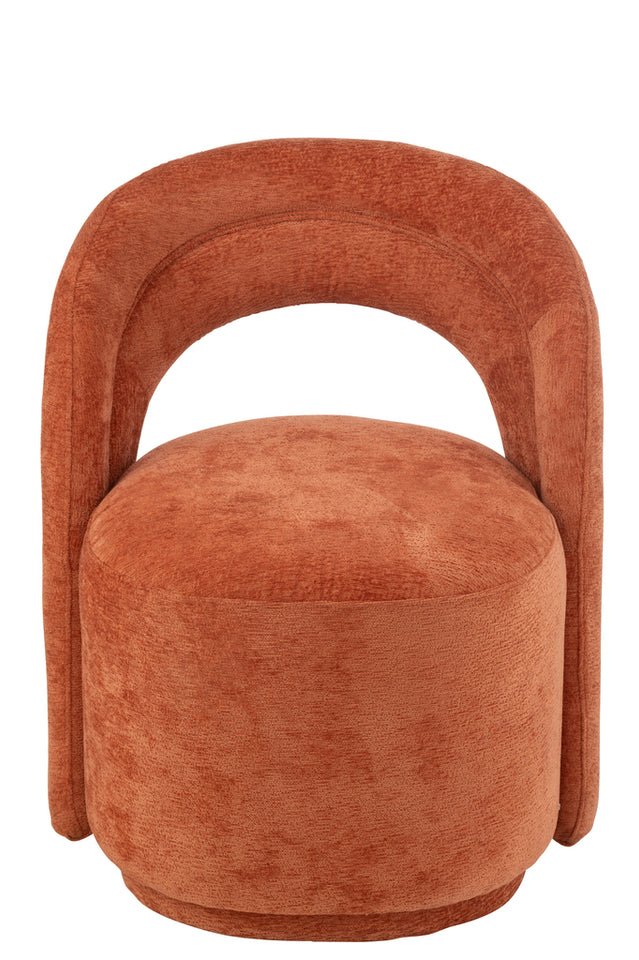 Chaise/ fauteuil Naya orange rouille