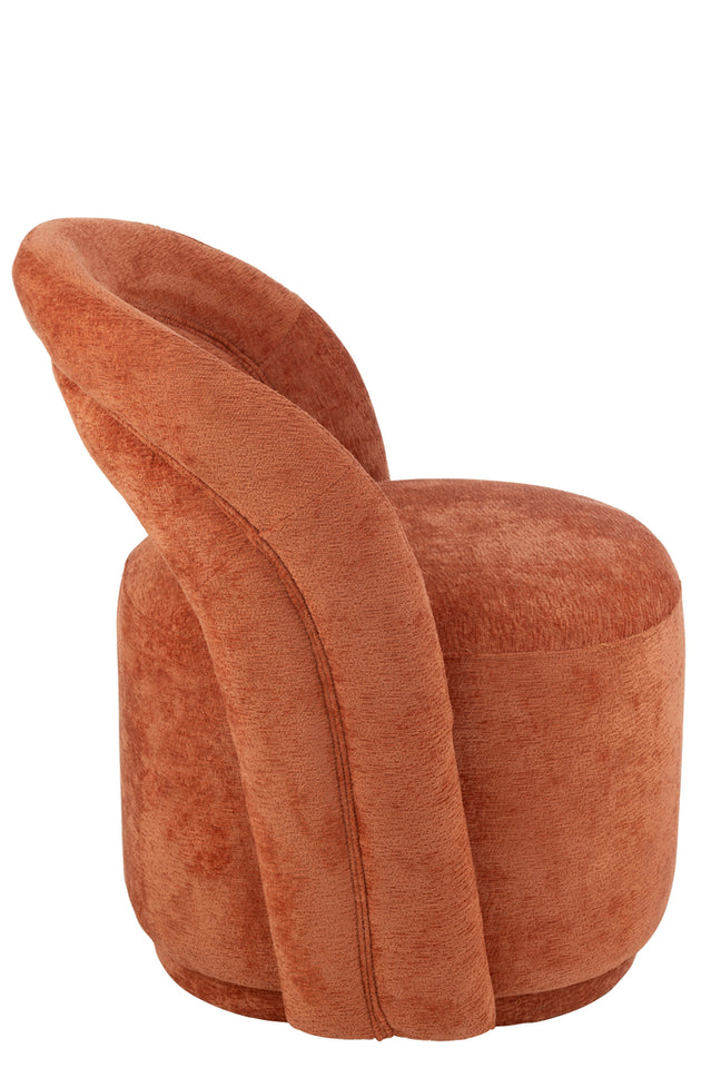 Chaise/ fauteuil Naya orange rouille