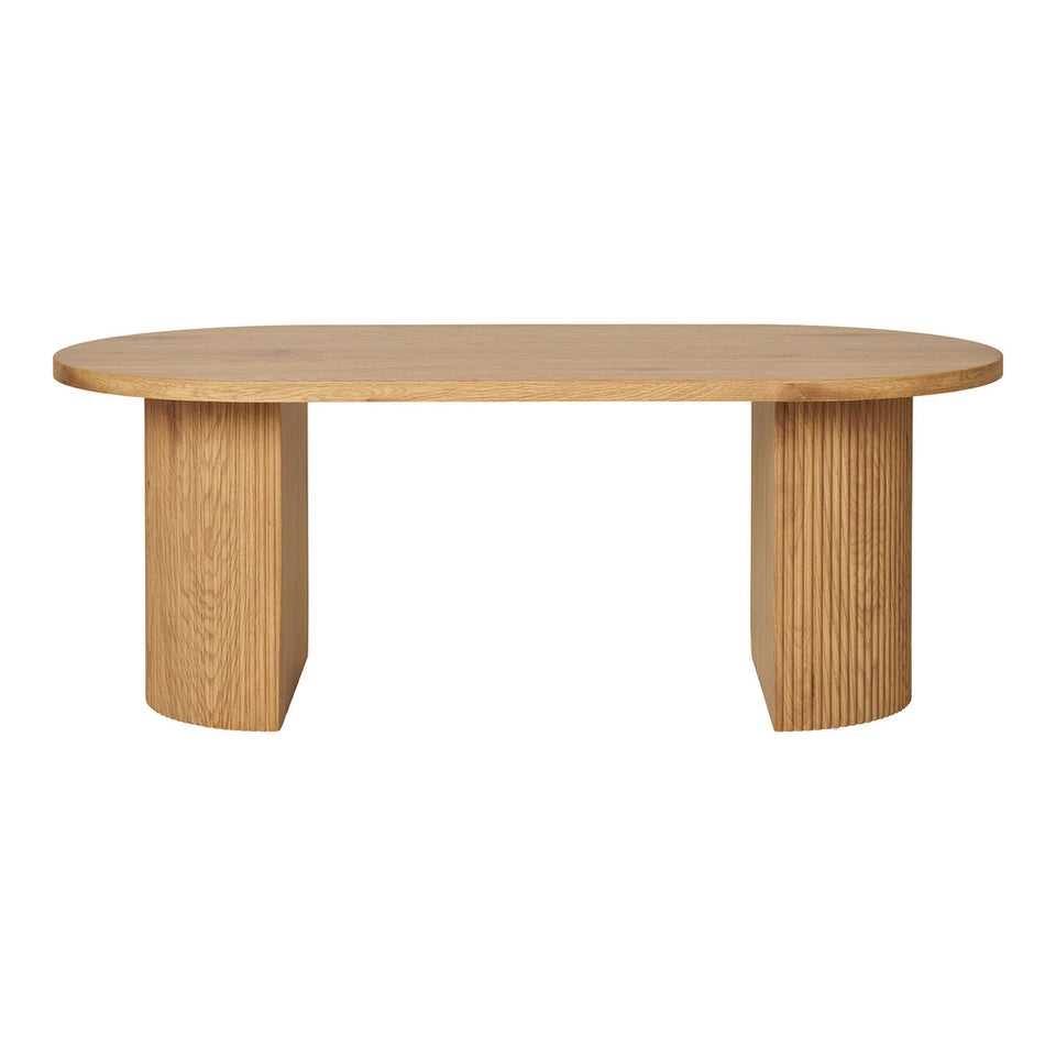 Table basse bois ovale Boavista