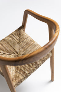 Chaise en teck brun Ana