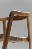Chaise en teck brun Ana