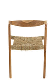 Chaise en teck brun Ana