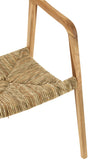 Chaise en teck brun Ana