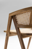 Chaise Ani en bois de teck marron