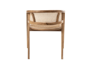 Chaise Ani en bois de teck marron