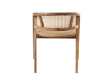 Chaise Ani en bois de teck marron