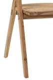 Chaise Ani en bois de teck marron