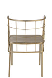 Chaise design doré