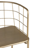 Chaise design doré