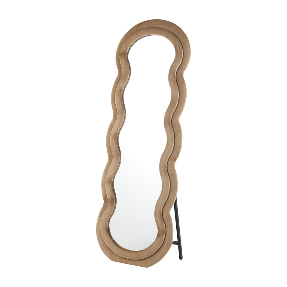 Miroir Ondulé beige