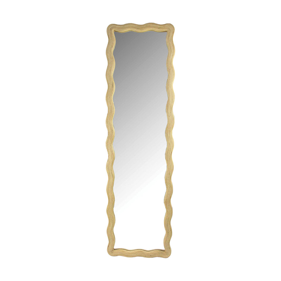 Miroir Ondulé bois