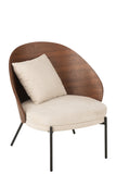 Chaise/fauteuil lounge marron