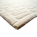 Tapis teddy briques