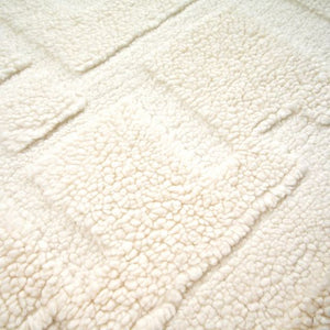 Tapis teddy briques