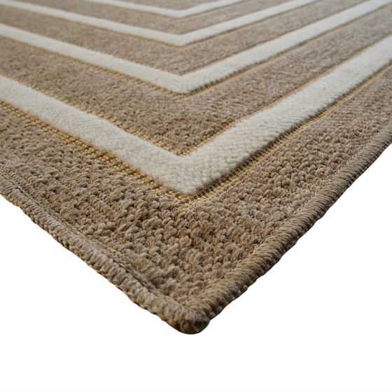 Tapis juta relief