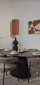 Table à manger Bolton en bois noyer