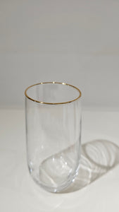 Verre liseré or L