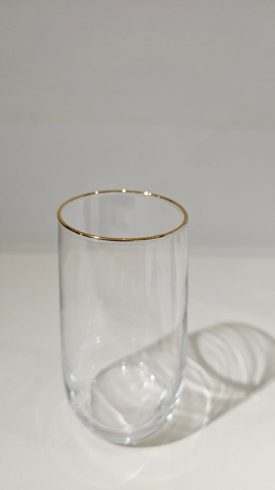 Verre liseré or L