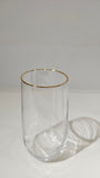 Verre liseré or L
