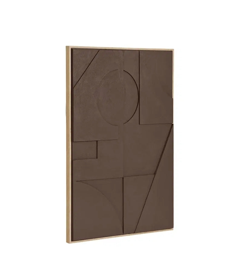 Tableau marron 3D moderne